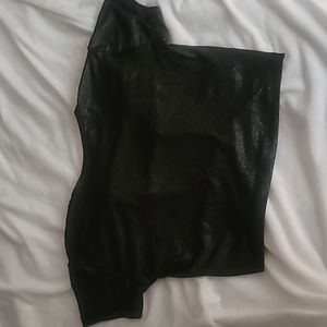 Black and silver short